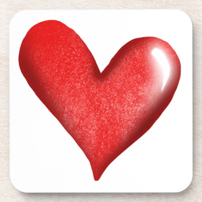 Heart Wedding Coaster (Front)
