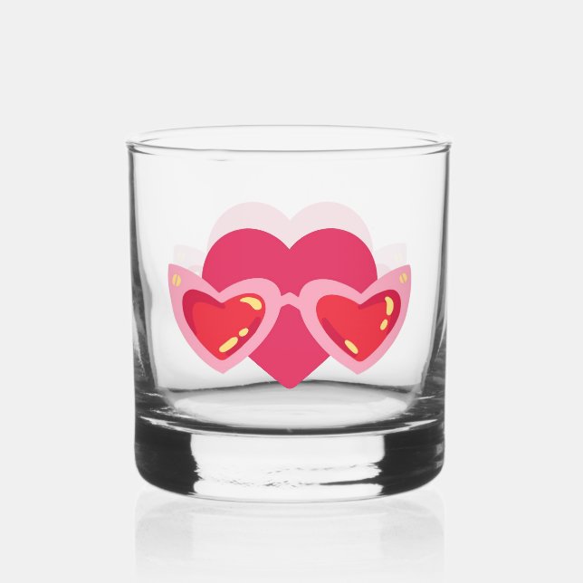 Heart Whiskey Glass (Front)
