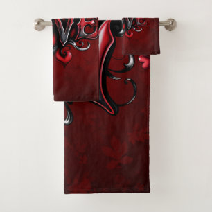 Heart Whispers: The Magic of Love  Bath Towel Set