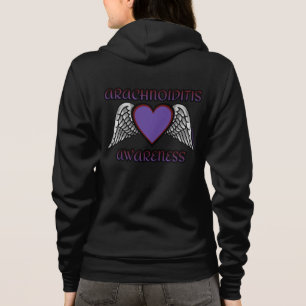 Heart/Wings...Arachnoiditis Hoodie