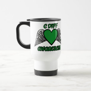 Heart/Wings...C Diff Travel Mug