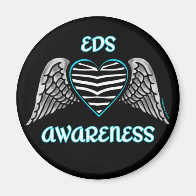Heart/Wings...EDS Magnet (Front)