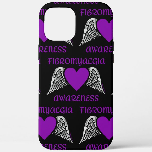 Heart/Wings...Fibro Case-Mate iPhone Case (Back)