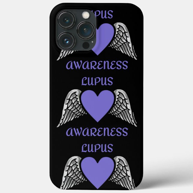 Heart/Wings...Lupus Case-Mate iPhone Case (Back)