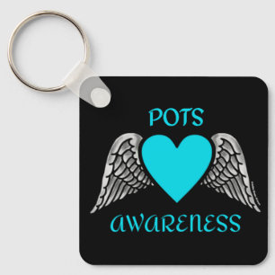 Heart/Wings...POTS Key Ring