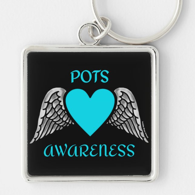 Heart/Wings...POTS Keychain (Front)