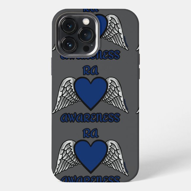Heart/Wings...RA iPhone Case (Back)