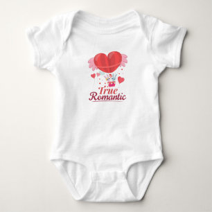 Heart Wings Rabbit Love Travel Baby Bodysuit