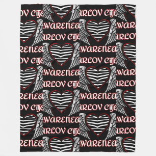Heart/Wings...Tarlov Cyst Fleece Blanket