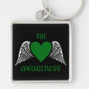 Heart/Wings...TBI Keychain