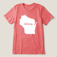 Heart Wisconsin Belong State Map