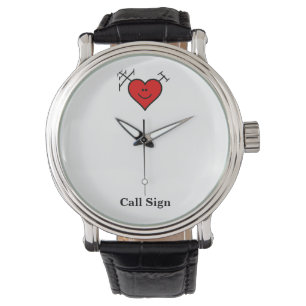 Heart  With Antennae Watch + Customise It!