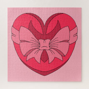 Heart with Arrowhead and Bow Jigsaw Puzzle