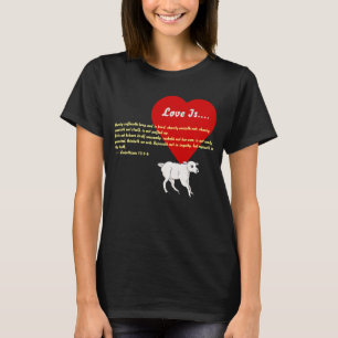 Heart with Bible Verse & Lamb T-Shirt