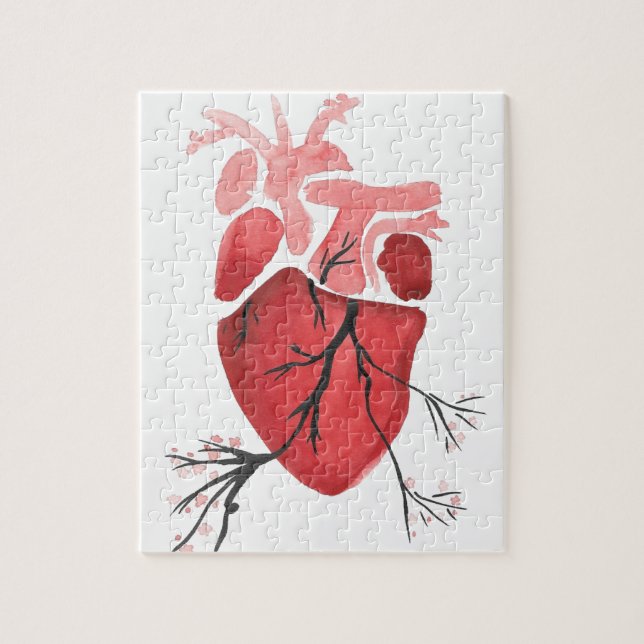 Heart With Branches Jigsaw Puzzle (Vertical)