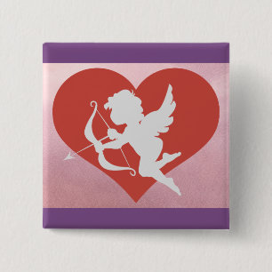 Heart with Cupid Button