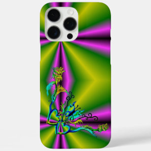 Heart with Flower and Butterfly iPhone 16 Pro Max Case