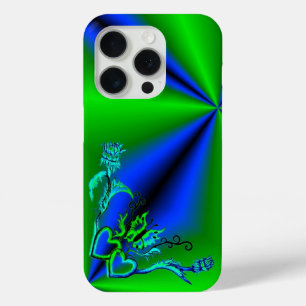 Heart with Flower and Butterfly iPhone 15 Pro Case