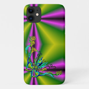 Heart with Flower and Butterfly Case-Mate iPhone Case