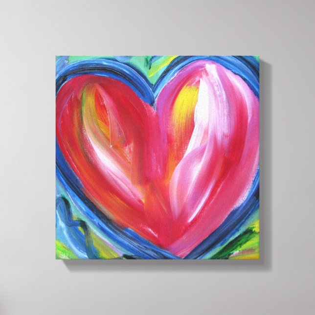 Heart with Hope Canvas Painting Art Painting (Front)