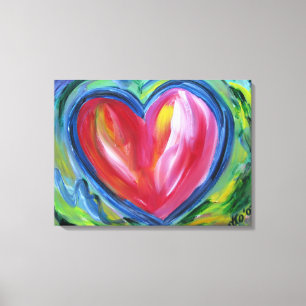 Heart with Hope Canvas Painting Art Painting Print