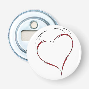 Heart with Horns Bottle Opener