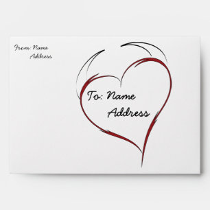 Heart with Horns Envelopes