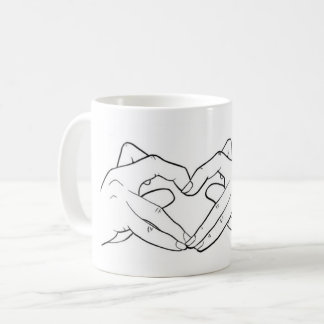 Heart with horns mug