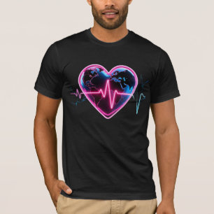 Heart with Pulse – Vital Rhythm Concept T-Shirt