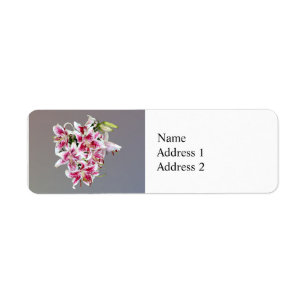 Heart With Stargazer Lilies