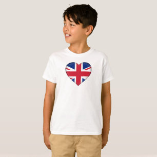 Heart with The Union Jack T-Shirt