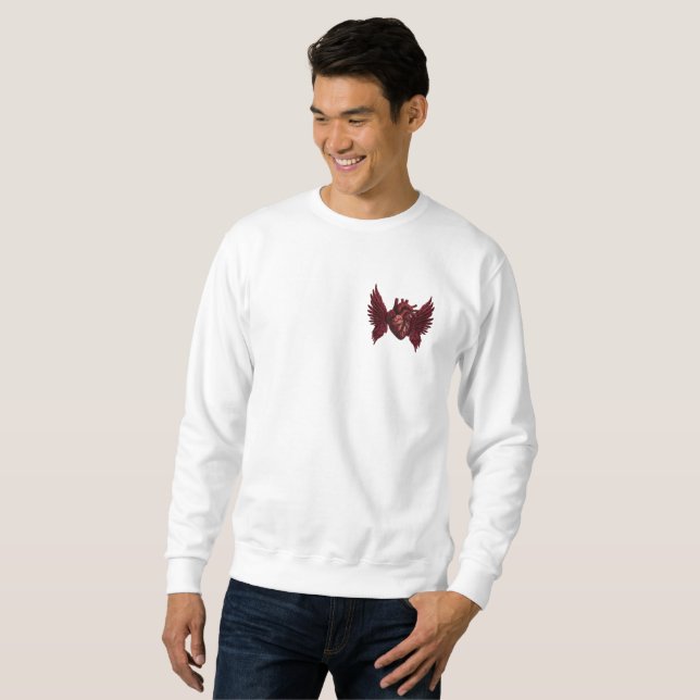 Heart With Wings Sweatshirt (Front Full)