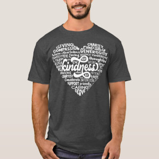 Heart Words of Kindness whitered T-Shirt