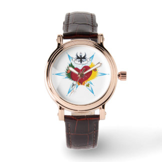Heart wounded by a love arrow watch