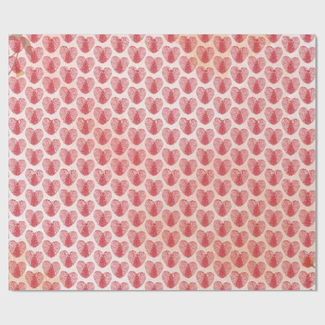 Heart Wrapping Paper (Flat)