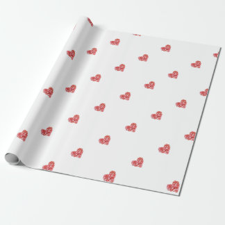 Heart wrapping paper