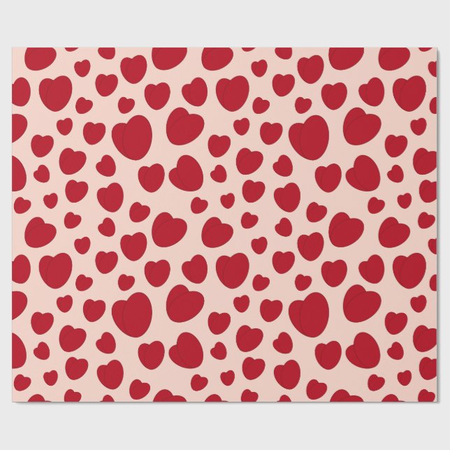 Heart Wrapping Paper (Flat)