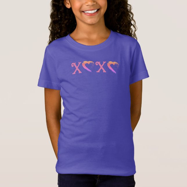 Heart XOXO T-Shirt (Front)