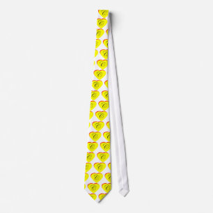 Heart Yellow Red C Wedding Invitation The MUSEUM Z Tie