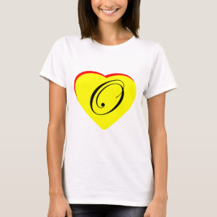 Heart Yellow Red O Wedding Invitation The MUSEUM Z T-Shirt