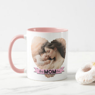 Heart You, Best Mum Ever Ribbon Mug