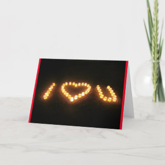 heart you holiday card
