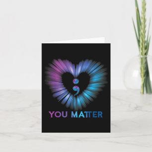 Heart You Problem 988 Suicide Prevention Awareness Card
