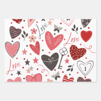 "Heart you" romantic Wrapping Paper Sheet