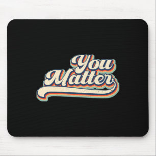 Heart You Suicide Prevention Awareness Retro Vinta Mouse Pad