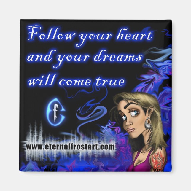 HeartArt4 Magnet (Front)