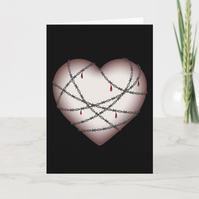 HeartAttack2 (customise it!) Holiday Card (Front)