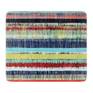 Heartbeat 6 x 7 Deco Glass Cutting Board