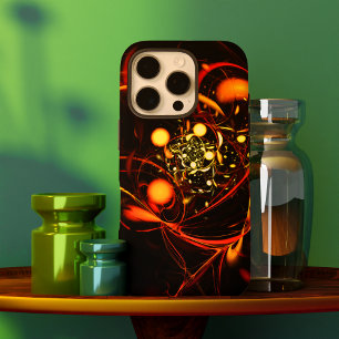Heartbeat Abstract Art iPhone 16 Pro Case