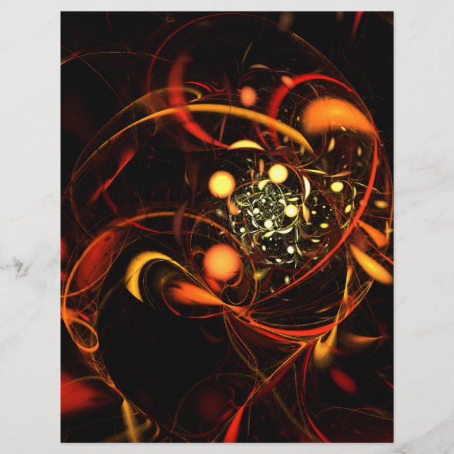 Heartbeat Abstract Art Flyer (Front)